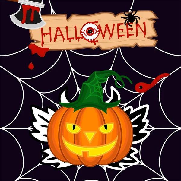 Ilustração de halloween perto — Fotografia de Stock