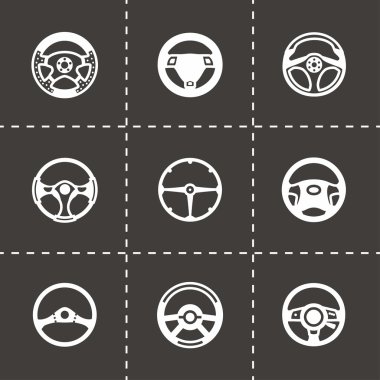 Vektör direksiyon Icon set