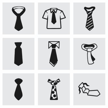 Vektör kravat Icon set