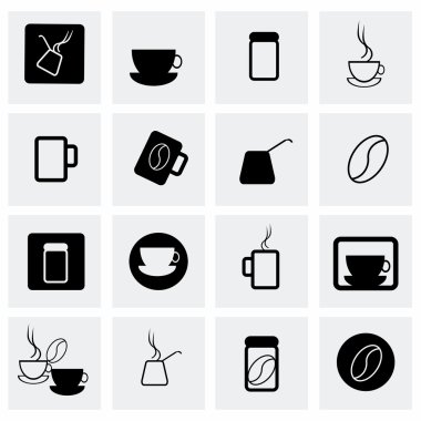 Vektör kahve Icon set