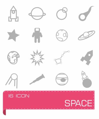 Vektör uzayı Icon set