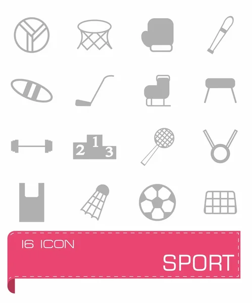 Ensemble d'icônes de sport vectoriel — Image vectorielle