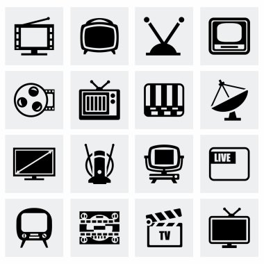 Vektör tv Icon set
