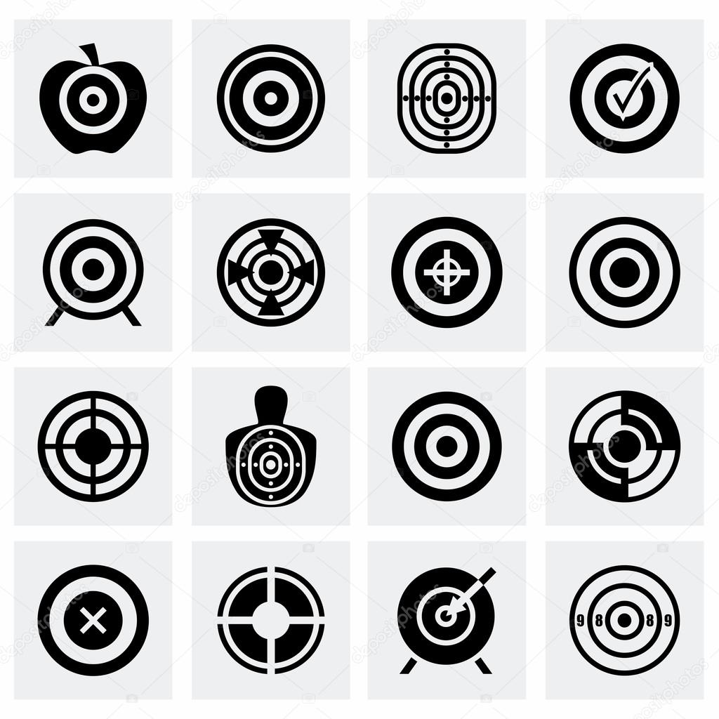 Vector Target icon set