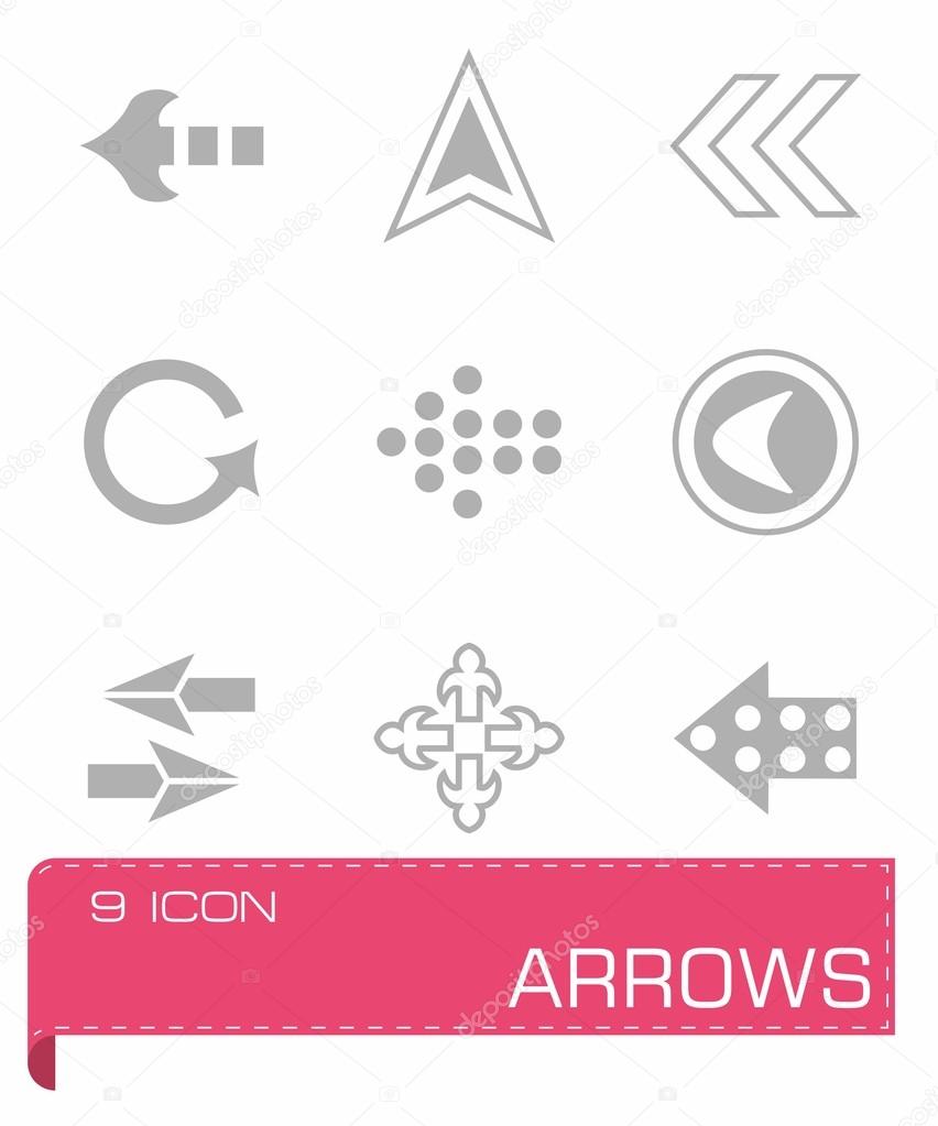 Vector Arrows icon set