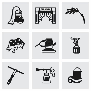 Vektör Oto yıkama Icon set