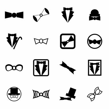 Vektör papyon Icon set