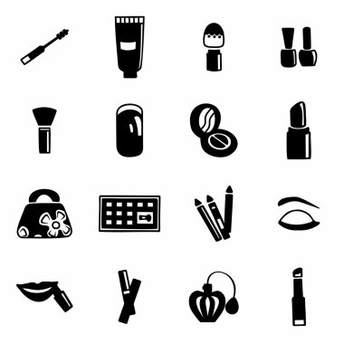 Vektör kozmetik Icon set