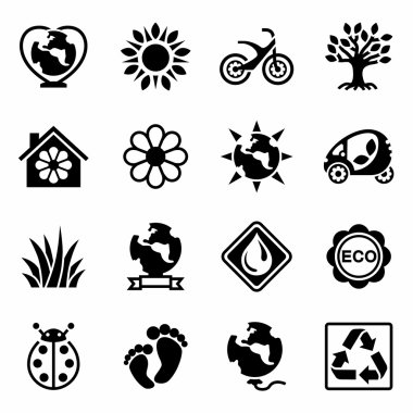 Vektör Eko Icon set
