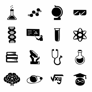Vektör bilim Icon set