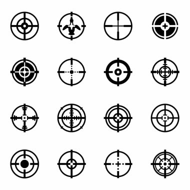 Vektör artı Icon set