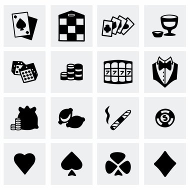 Vektör Casino Icon set