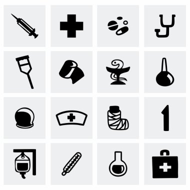 vektör tıp Icon set