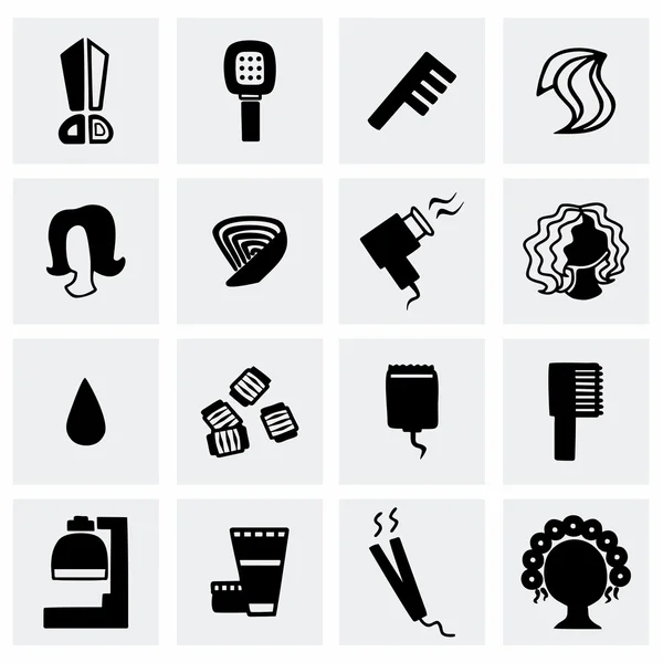 Vector Barber icon set — Stock Vector