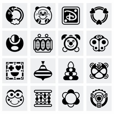 Vektör oyuncaklar Icon set