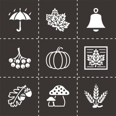 Vektör sonbahar Icon set