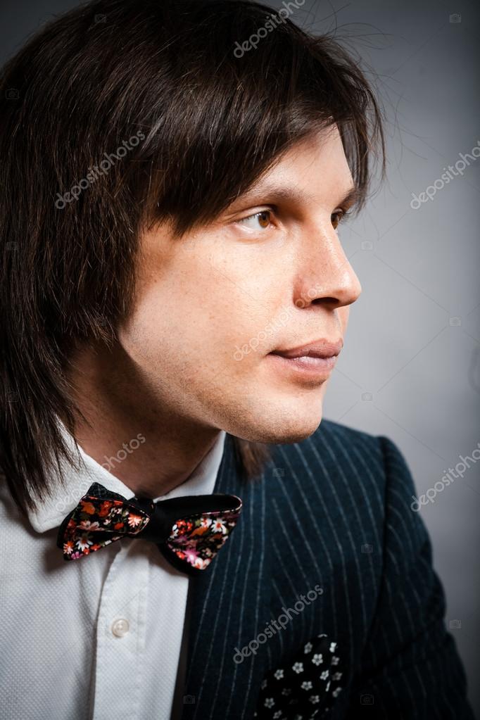 Guys With Blonde Hair And Brown Eyes Handsome Man With Long Hair