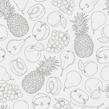 Farklı meyve seamless modeli