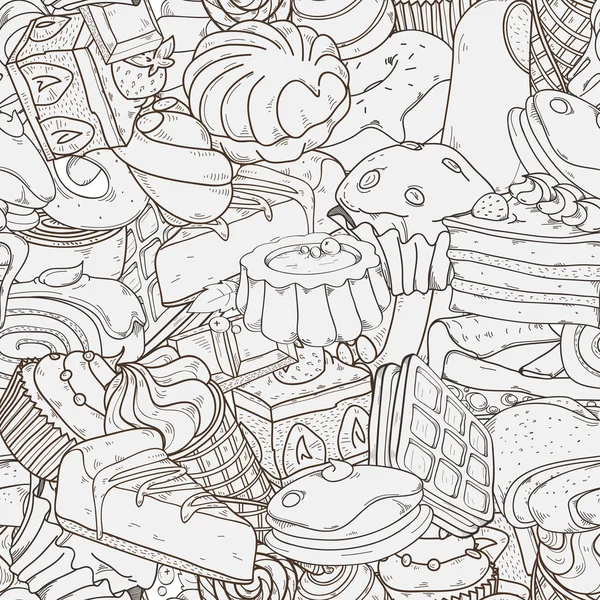 Farklı tatlılar seamless modeli