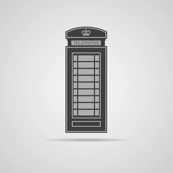 London call-box view. Vector illusttration — Wektor stockowy