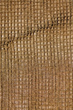 Çuval bezi arka plan. Doğal dokulu tuval