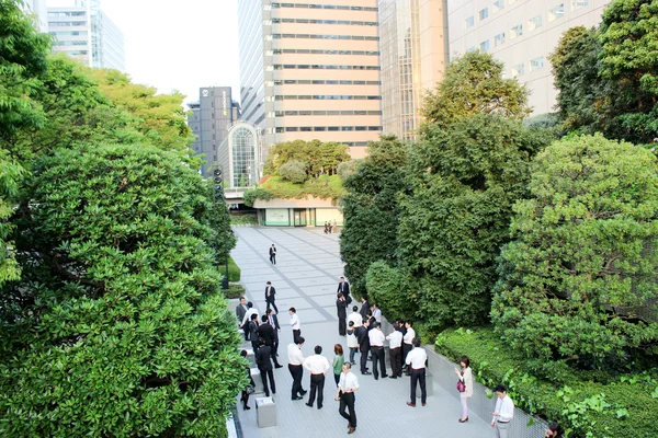 Ofis çalışanları kahve molası