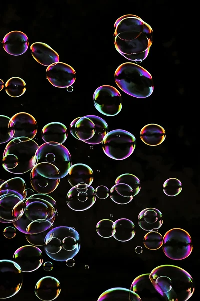 Мильні бульбашки плавучі — стокове фото