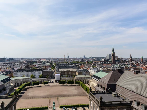 Copenaghen vista panoramica Immagini Stock Royalty Free