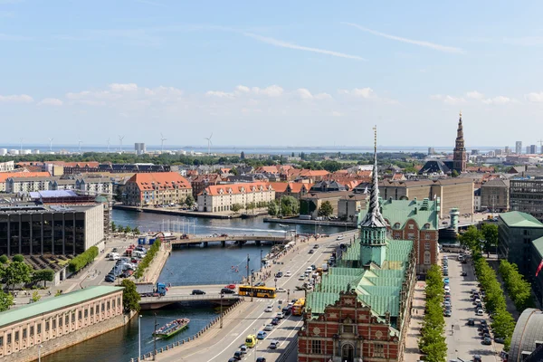 Copenaghen vista panoramica Foto Stock Royalty Free