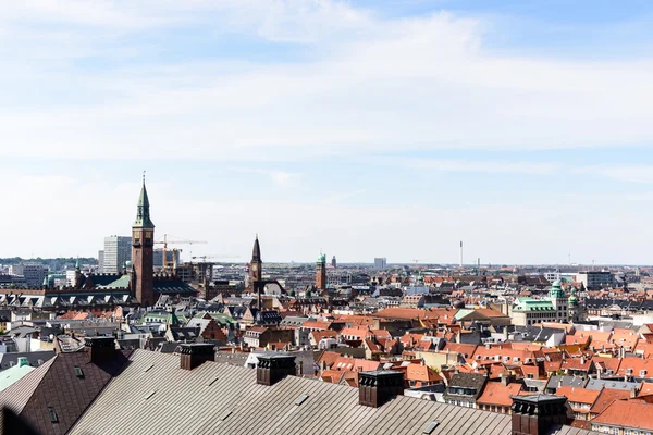 Copenaghen vista panoramica Immagine Stock