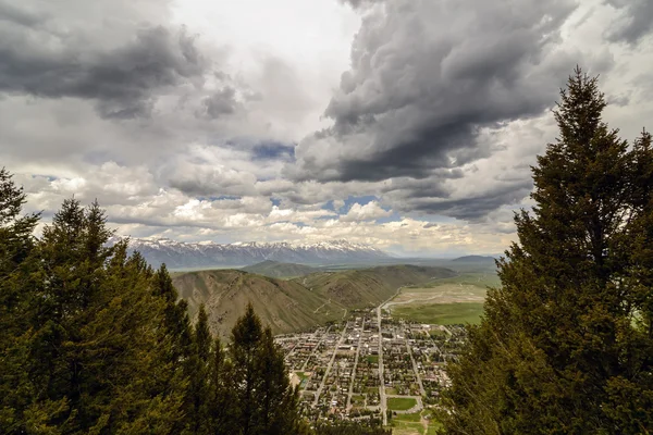 Vista aérea del agujero de Jackson — Foto de Stock