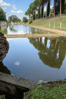 Antik kalıntıları Villa Adriana, Tivoli, İtalya