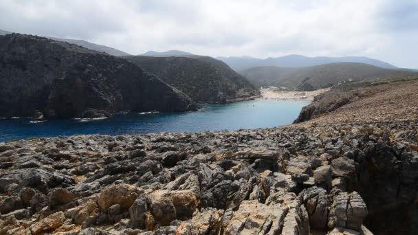 Splendida costa, Sardegna . — Video Stock