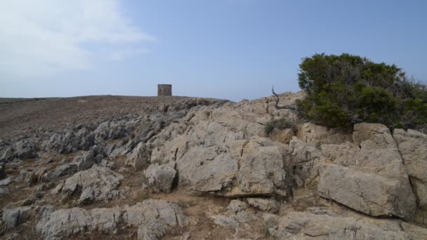 Prachtige kustlijn, Sardinië. — Stockvideo