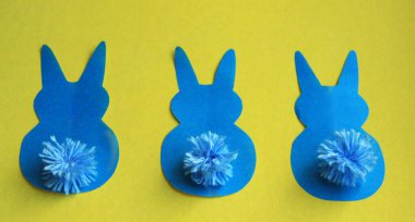 Paskalya tavşanı yapmak için adım adım talimatlar