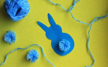 Paskalya tavşanı yapmak için adım adım talimatlar