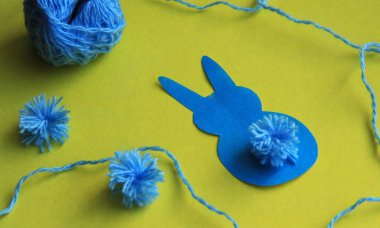 Paskalya tavşanı yapmak için adım adım talimatlar