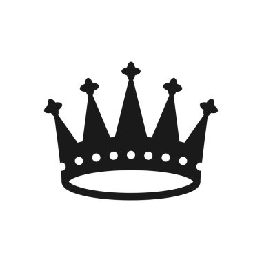 Crown simge logo vektör illüstrasyonu.