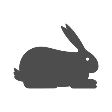 Tavşan eti cins ikon vektör çizimi.