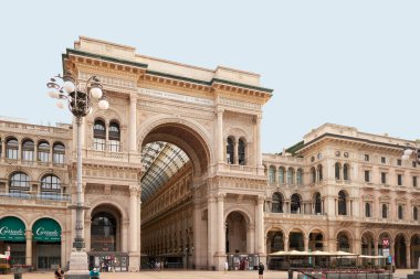 Galleria Vittorio Emanuele II, İtalya 'da. 22.08.2020