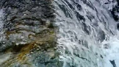 Doğa - muhteşem şelale Closeup güzel bir doğanın içinde gücünü