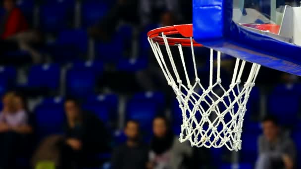 Basketbol maç büyük önem — Stok video