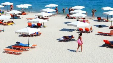 Güzel deniz kenarında tatil