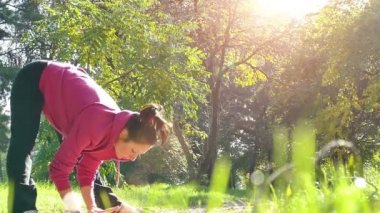 Ağır çekim bir doğa egzersiz