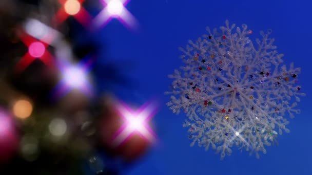 Albero di Natale e Capodanno — Video Stock