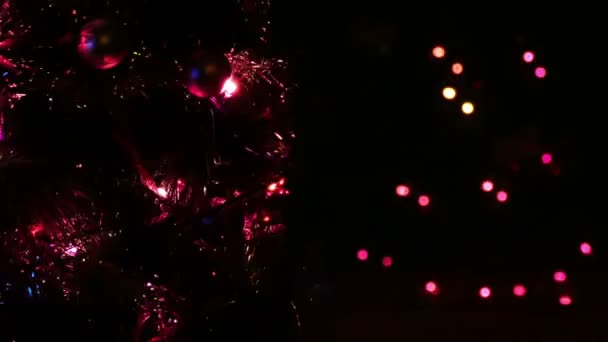 Χριστούγεννα και Πρωτοχρονιά διακόσμηση — Αρχείο Βίντεο