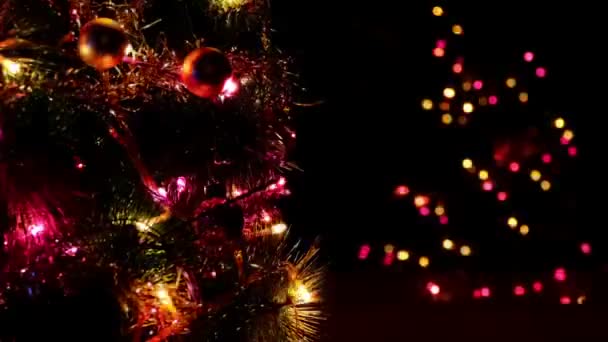 Natale e Capodanno decorazione — Video Stock