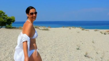 güzel deniz kumlu plaj