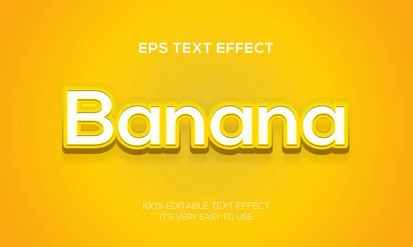 Efeito Texto Elegante Editável Cor Banana Efeito Texto Sangue Realista —  Vetores de Stock