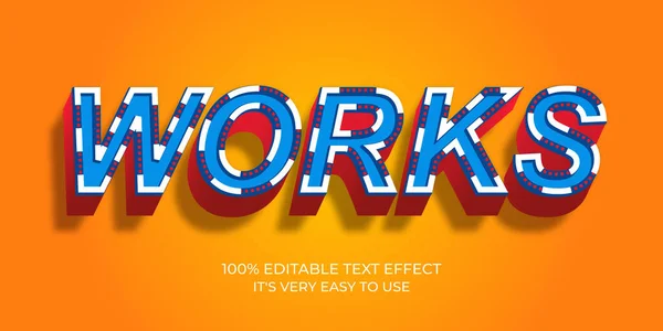 Arbeit Editierbare Stilvolle Text Effekt Realistische Blut Text Effekt — Stockvektor